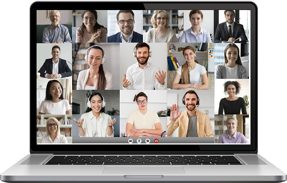 Computadora con video conferencia